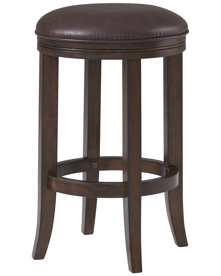 Alaterre Natick Counter Height Stool In Brown