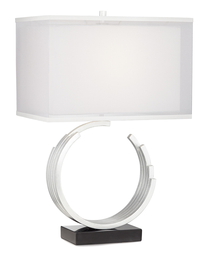 Pacific Coast Riley-silver Leaf Table Lamp