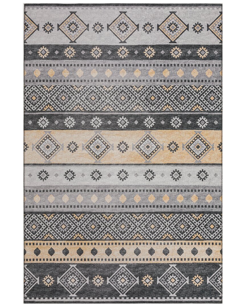 Addison Rugs Yuma Indoor/outdoor Washable Rug In Gray