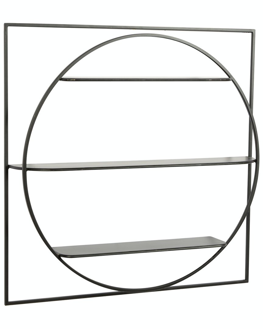 Peyton Lane Wall Shelf In Black