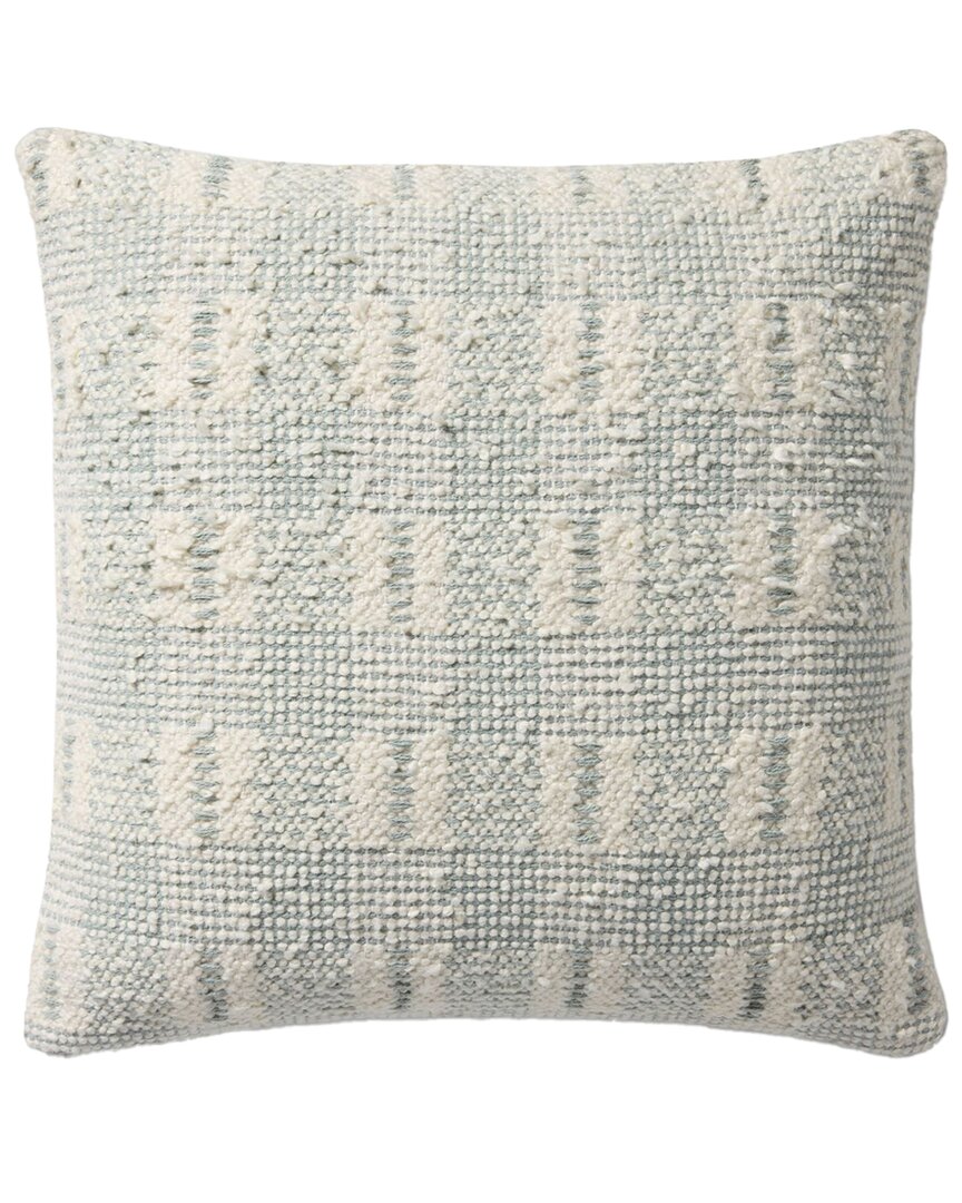Shop Loloi Ii Loloi 18x18in Pillow Cover With Down Insert