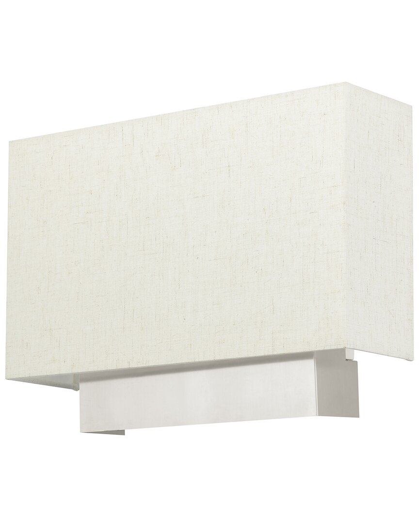 Livex Lighting 1 Light Brushed Nickel Ada Sconce