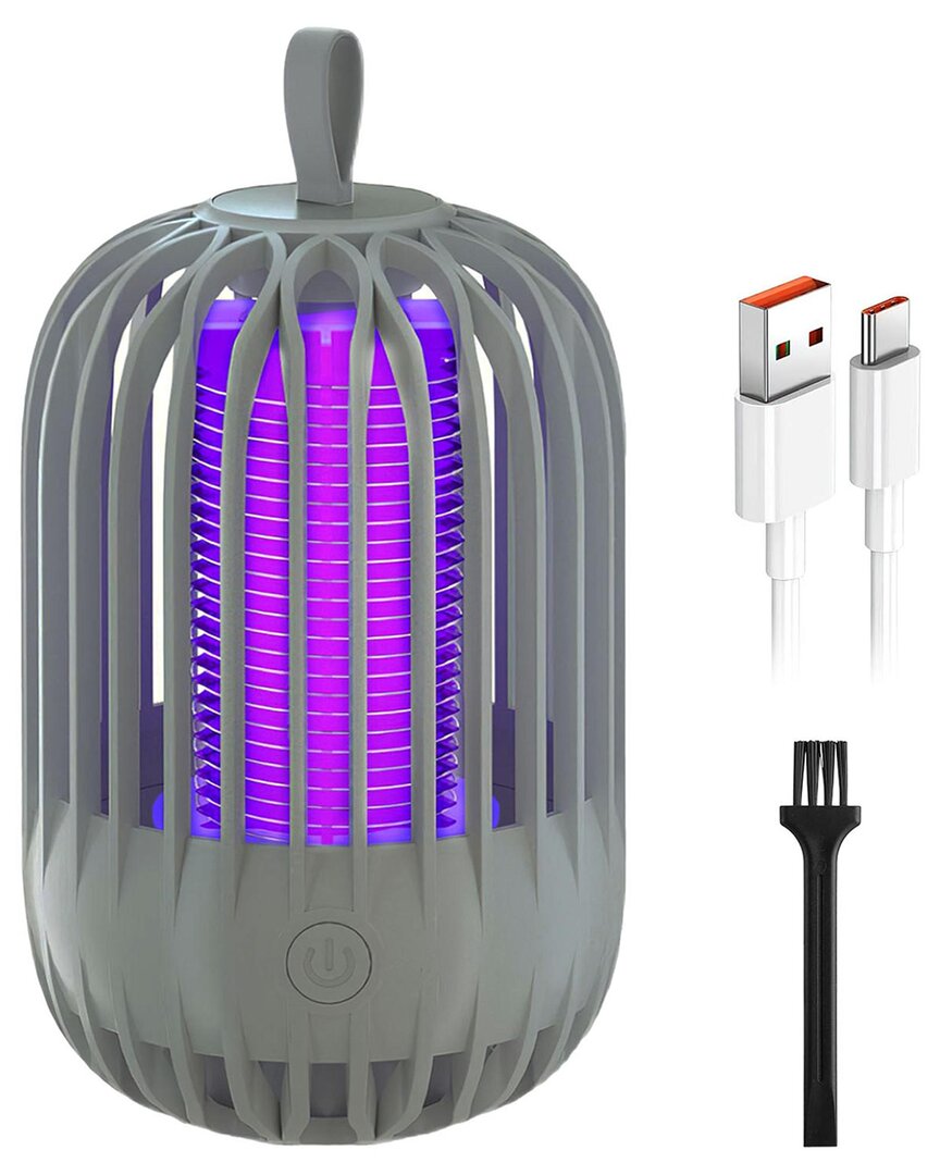 Fresh Fab Finds 900v High Voltage Cordless Indoor Bug Zapper In Gray