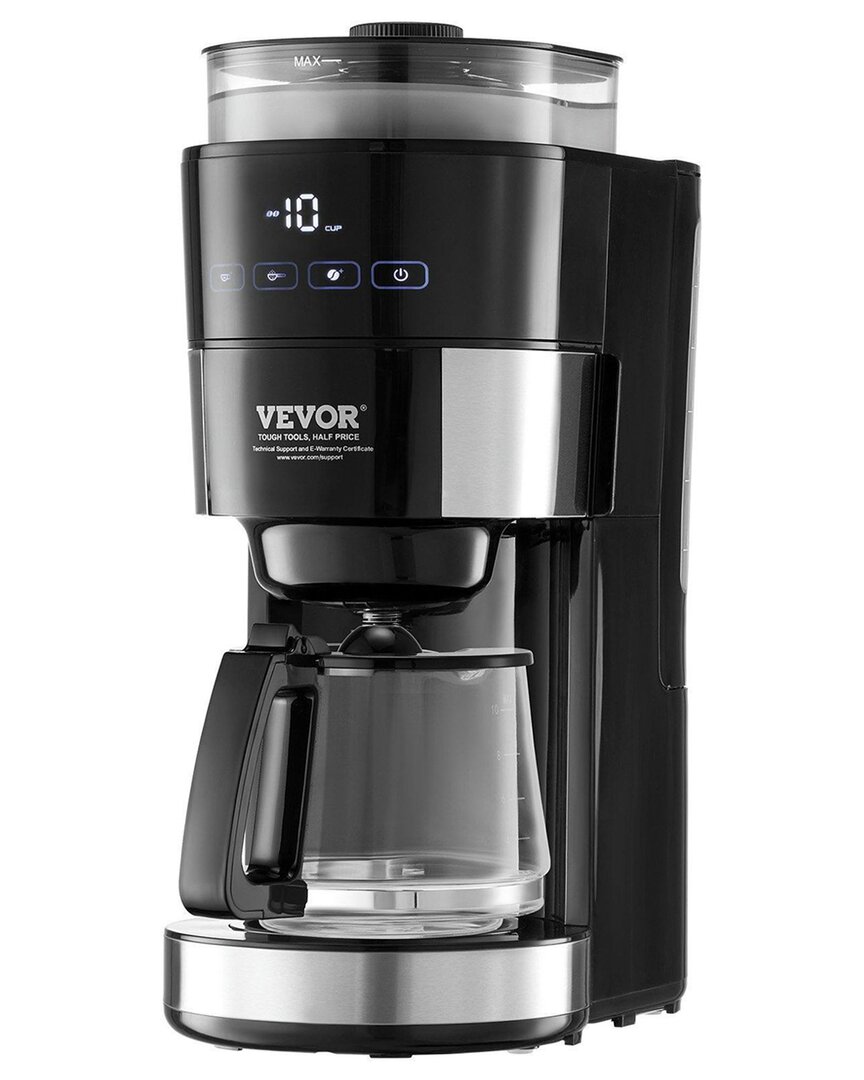 Vevor 10-cup Coffee Maker Drip Machine In Black