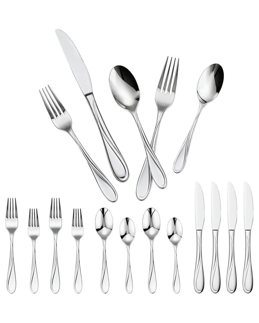 Vevor 30pc Silverware Set In Metallic