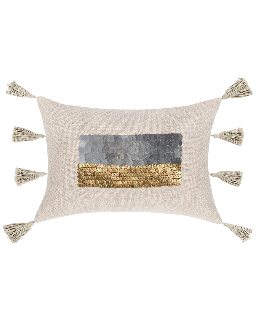 Classic Home Embellished With Sequins Tanga Throw Pillow