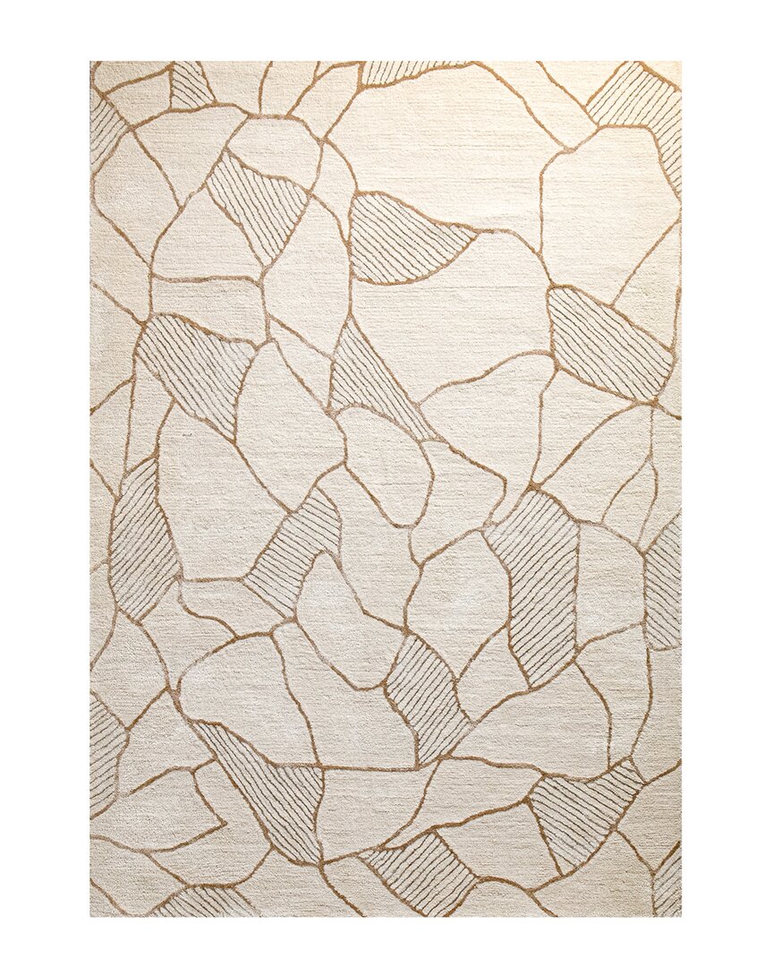 Bashian Rugs Bashian Larchmont Maaja Wool-blend Area Rug In Beige