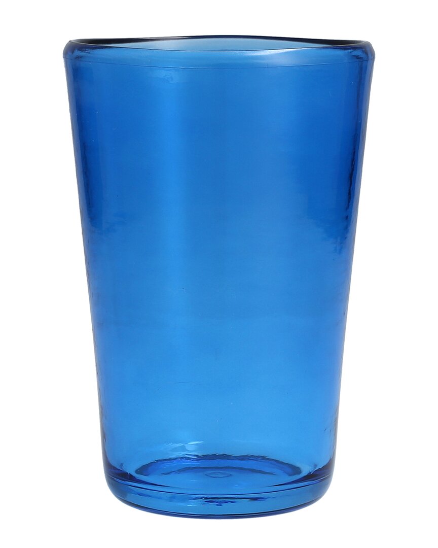 Fortessa Veranda Set Of 6 Hiball Glasses In Blue