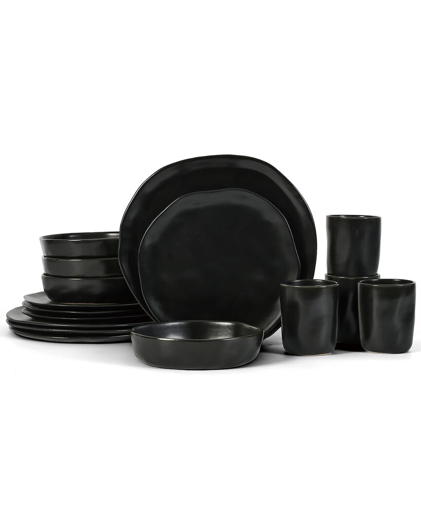 Stone By Mercer Project Stone Lain By Mercer Project Hekonda 16pc Stoneware Dinnerware Set