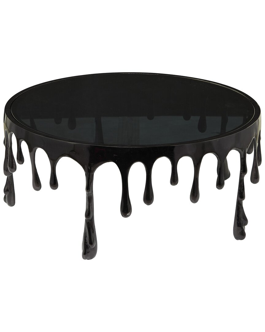 Peyton Lane Drip Coffee Table In Black