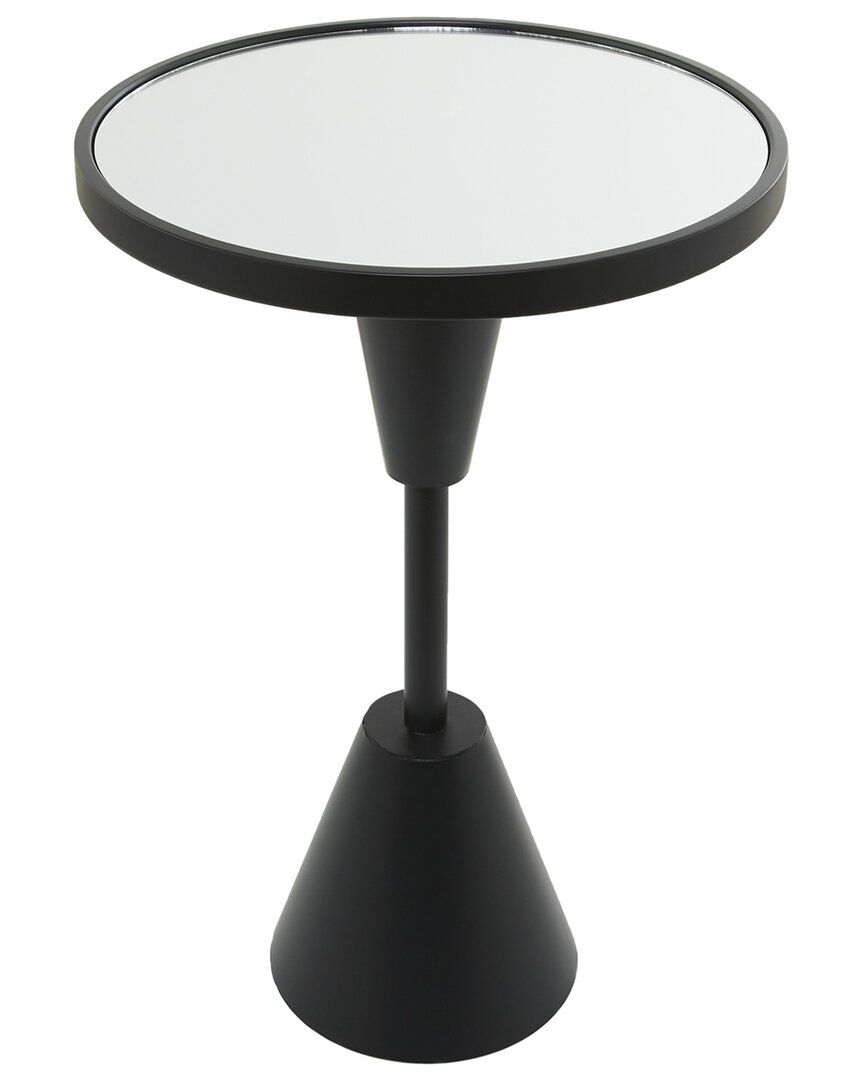 Peyton Lane Pedestal Accent Table In Black