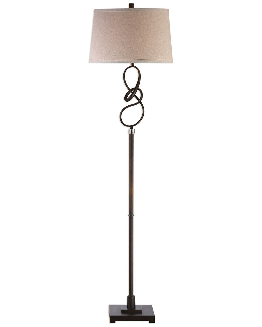 Shop Uttermost Tenley Twisted Bronze Floor Lamp