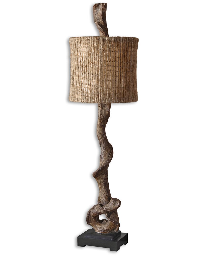 Uttermost Driftwood Buffet Lamp In Brown