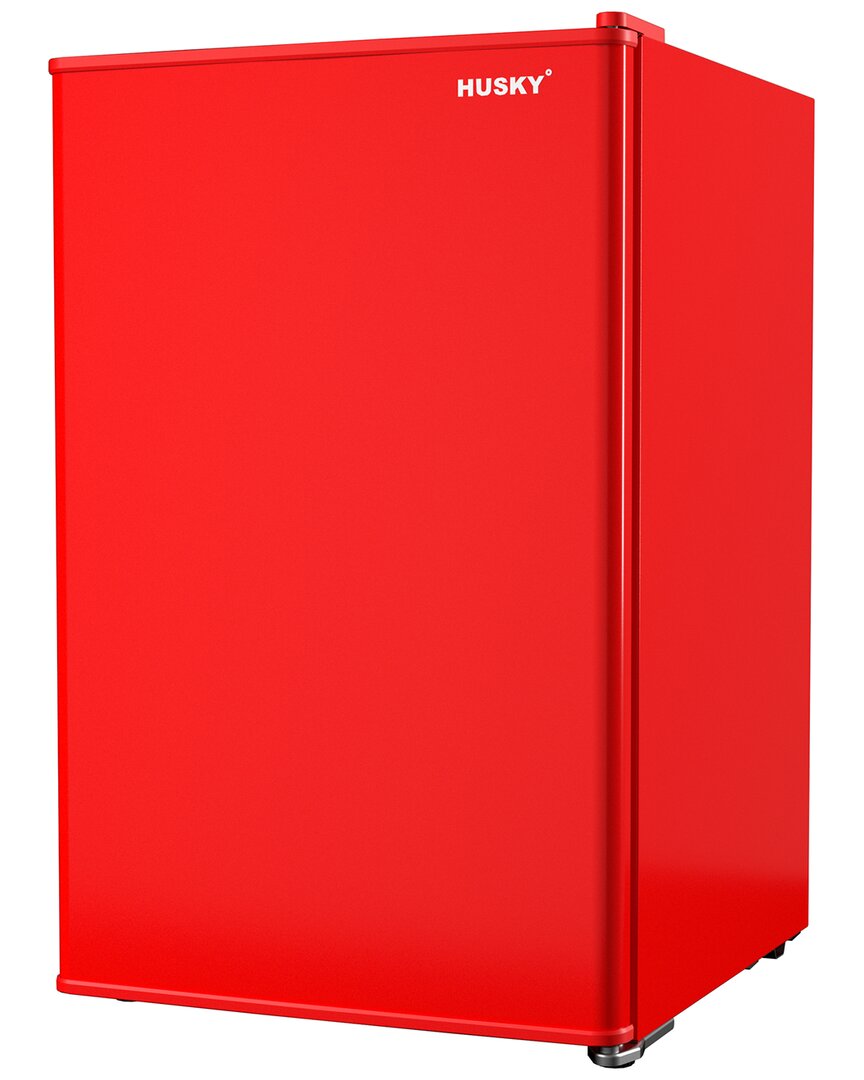 Husky Large Fridge Solid Door In Red