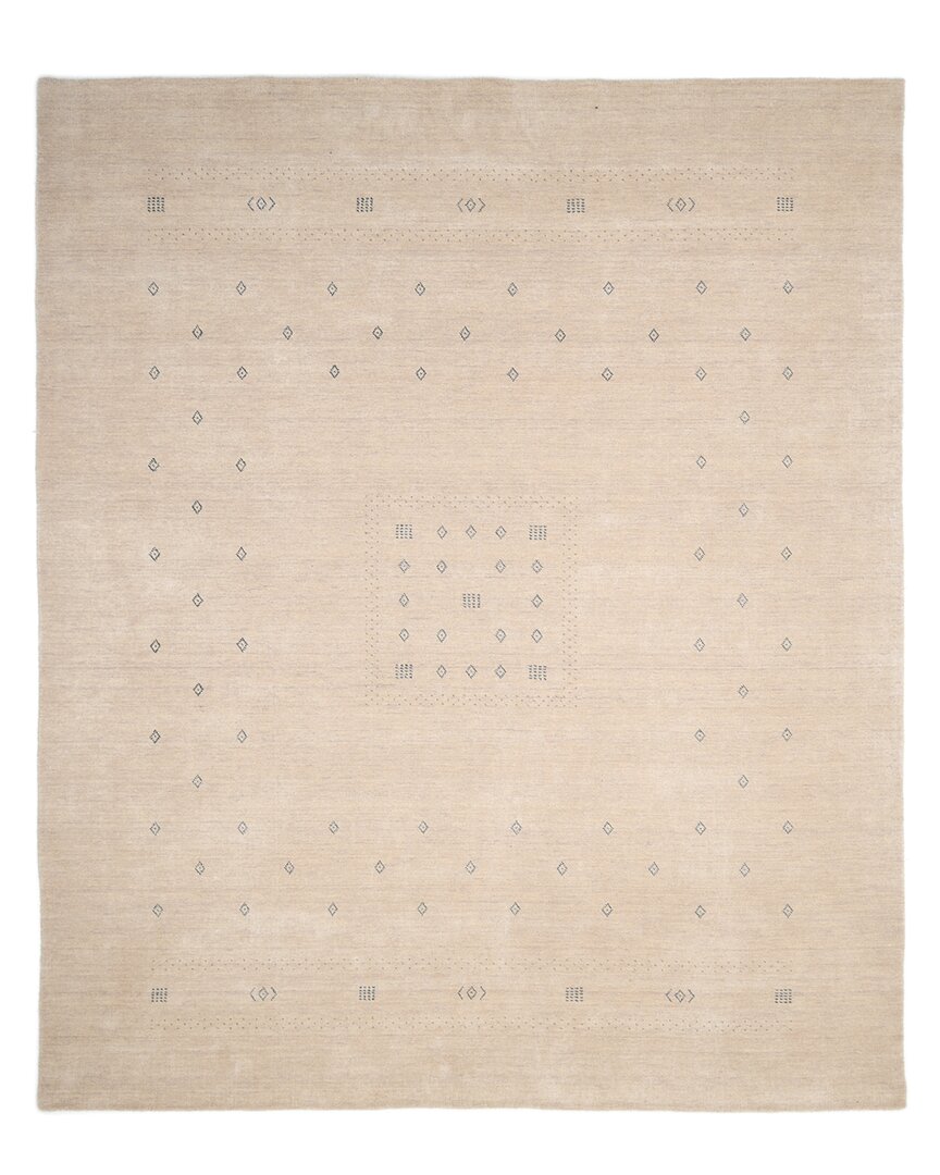 Solo Rugs Simi Bohemian Tribal Hand-loomed Wool-blend Area Rug In Beige