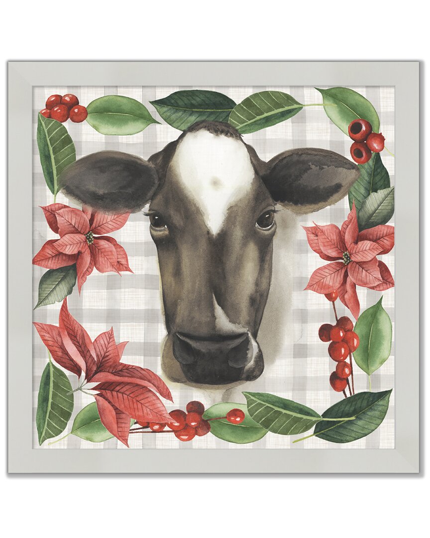 Courtside Market Wall Decor Courtside Market Cow Holiday Framed Art In Multicolor