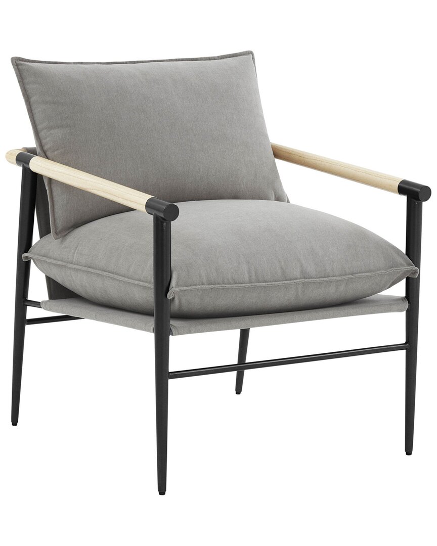 Tov Furniture Cali Accent Chair In Grey