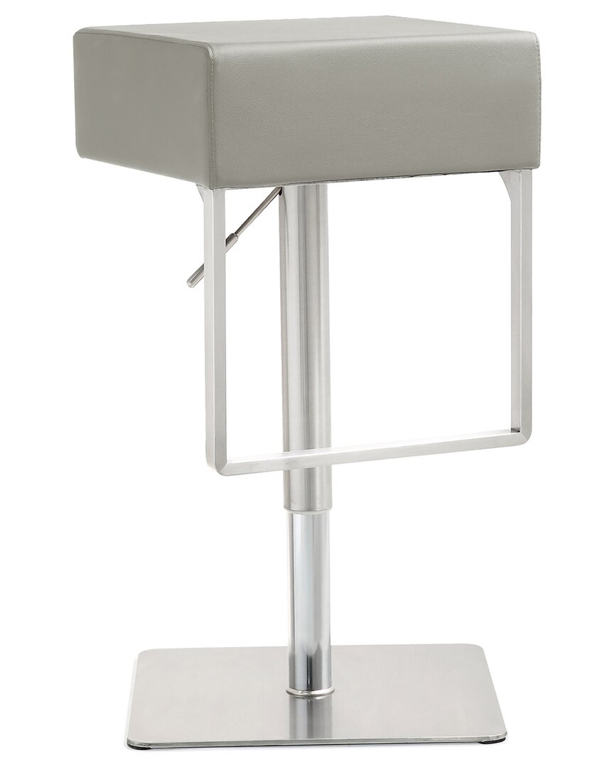 Tov Furniture Seville Adjustable Bar Stool In Grey