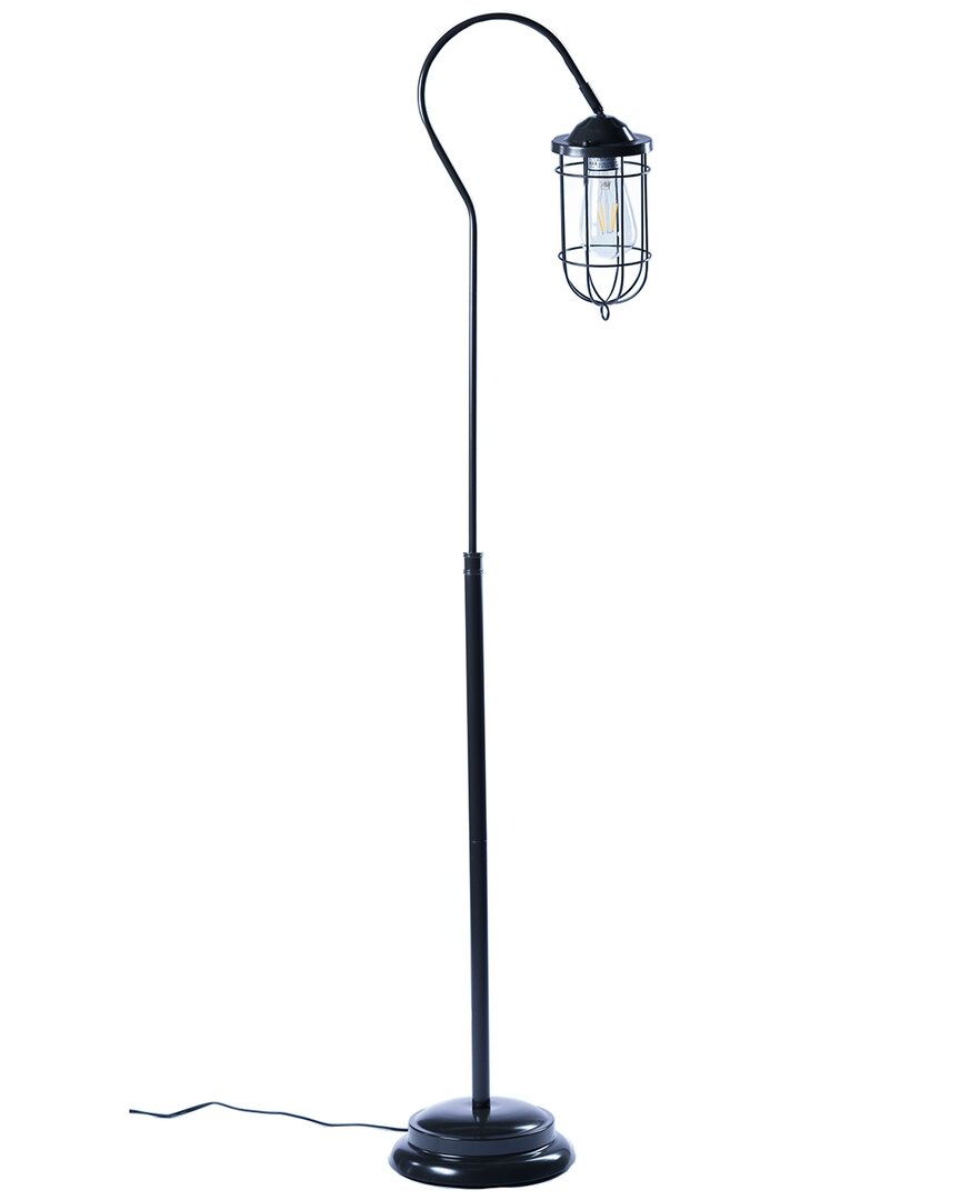 Arlec America Cage Floor Lamp In Bronze