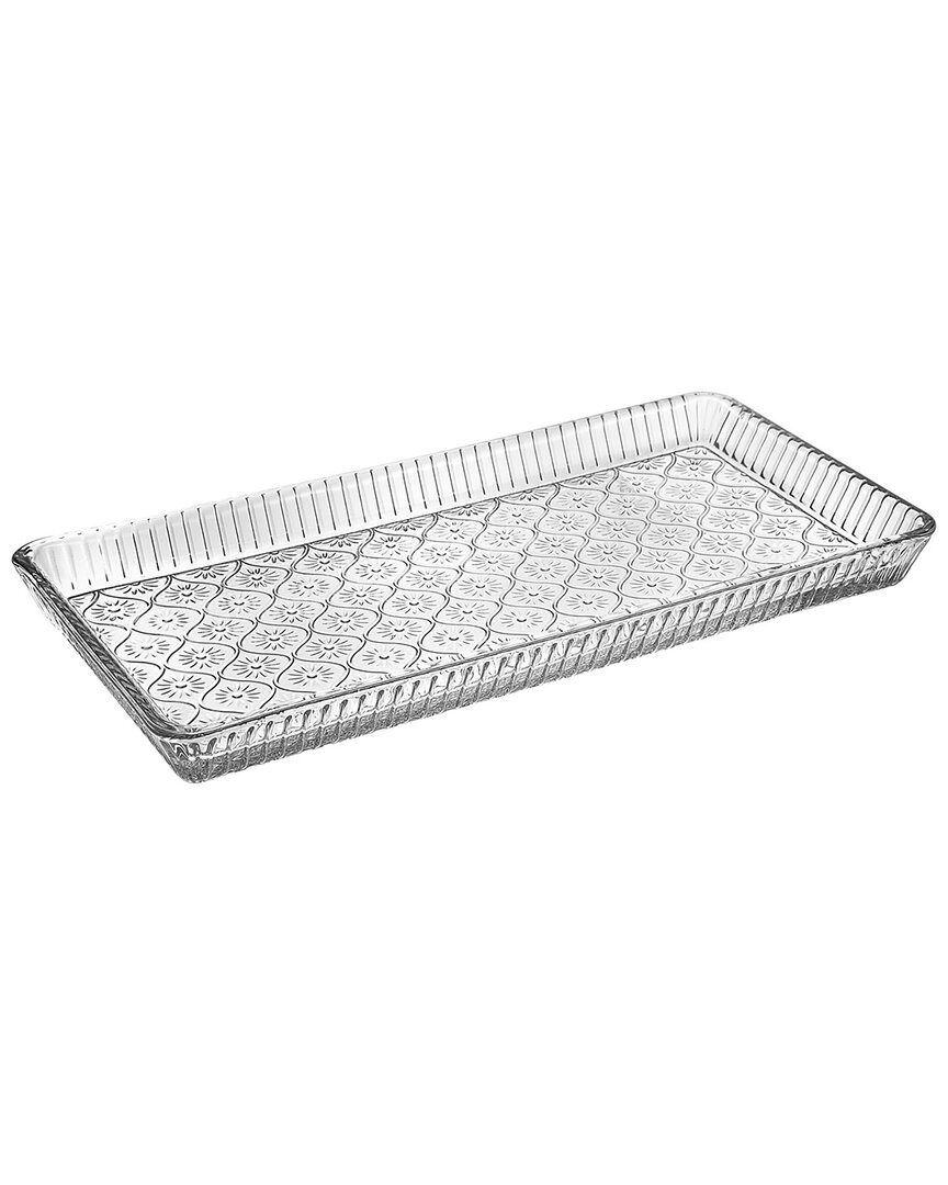Godinger Claro Clear Tray In Clear