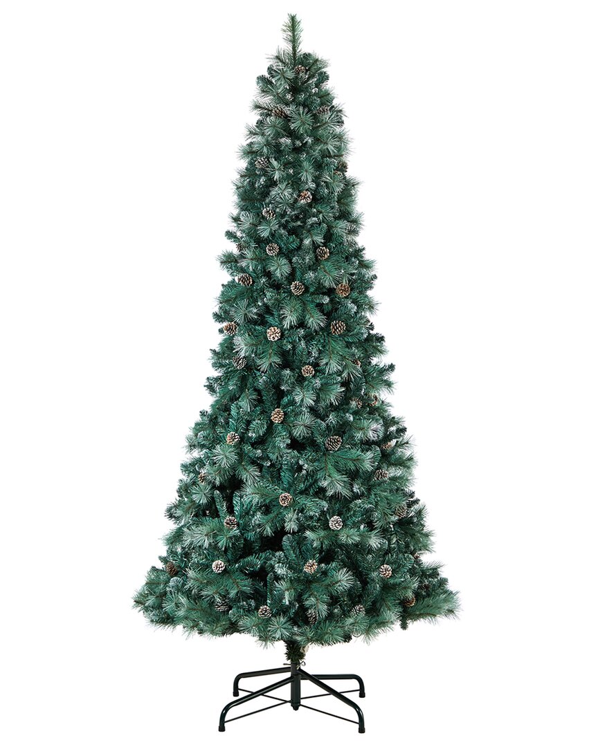 Nearly Natural 9ft. Frosted Tip British Columbia Mountain Pine Artificial  Christmas Tree In Green