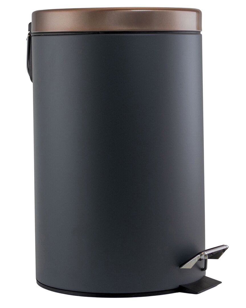 Elama 1-gallon Trash Can In Black