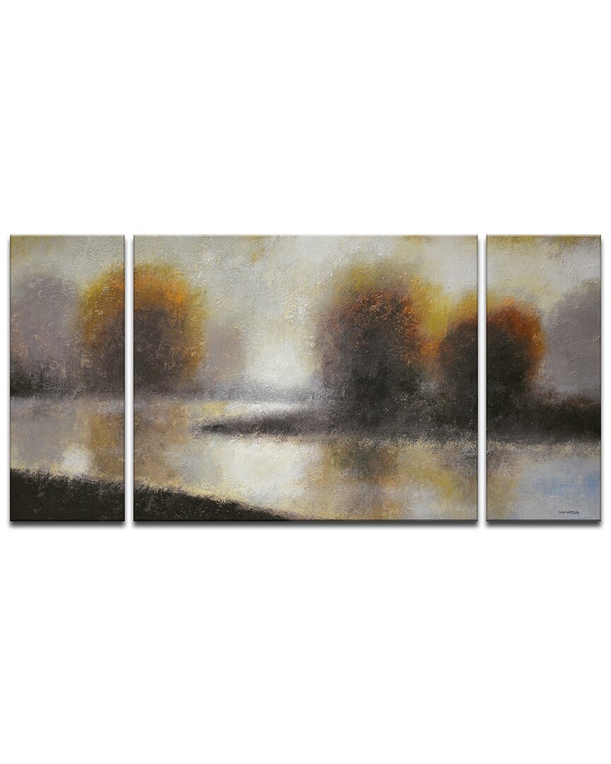 Ready2hangart Baileys Creek I/ii/iii 3-piece Wrapped Canvas Wall Art By Norman Wyatt