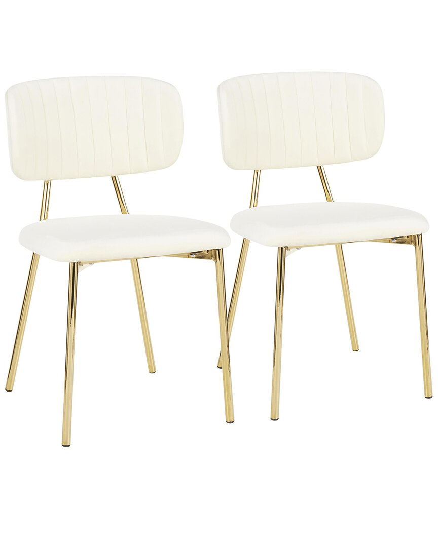 LUMISOURCE LUMISOURCE SET OF 2 BOUTON CHAIRS