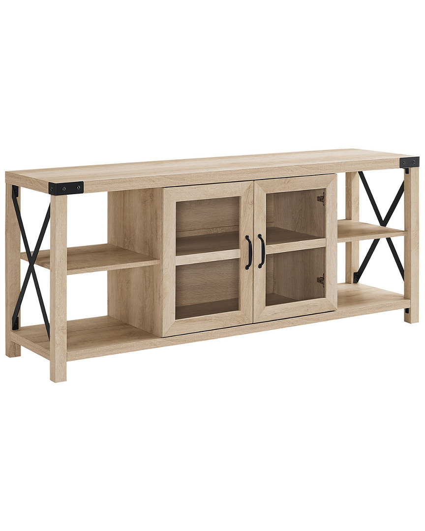 Hewson 60in Farmhouse Metal X Tv Stand ModeSens