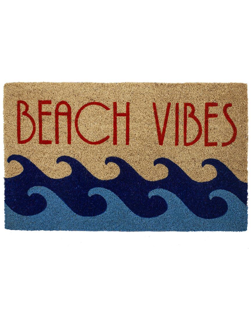 Entryways Beach Vibes Coir Doormat