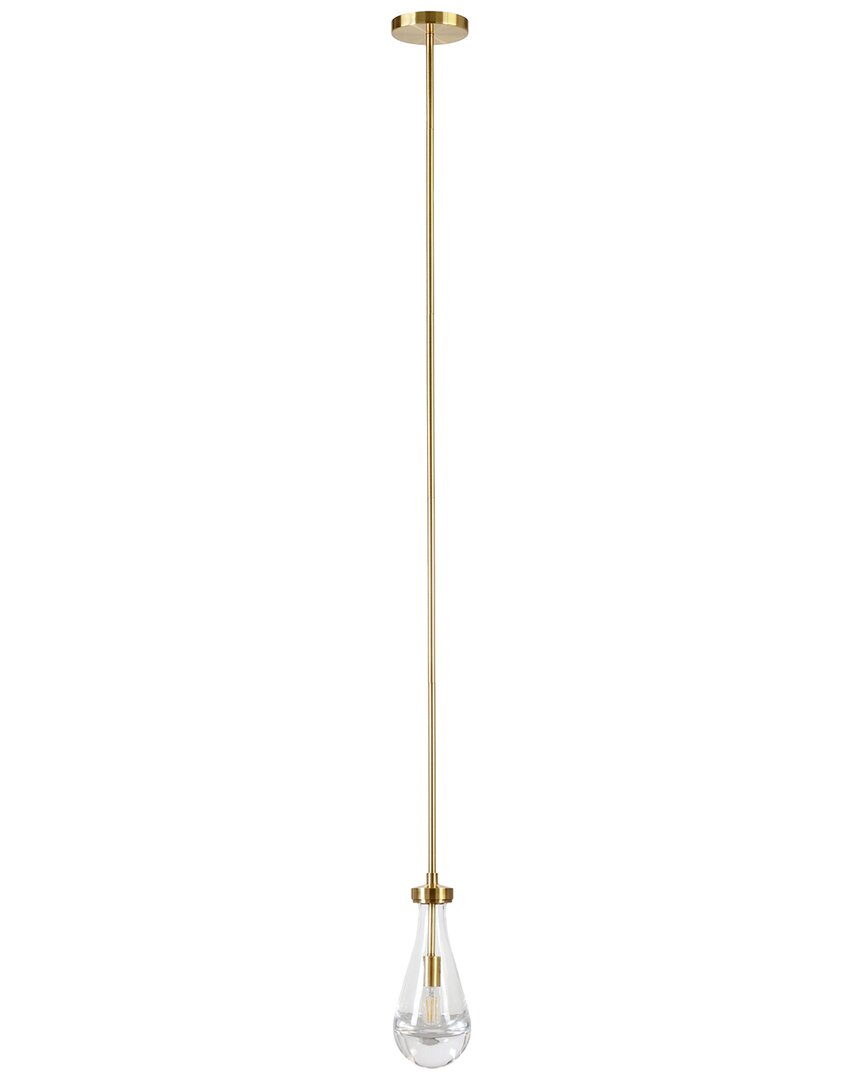 Abraham + Ivy Twyla Pendant Light In Brass