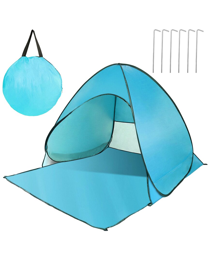 Fresh Fab Finds Pop Up Beach Tent / Sun Shade Shelter In Blue