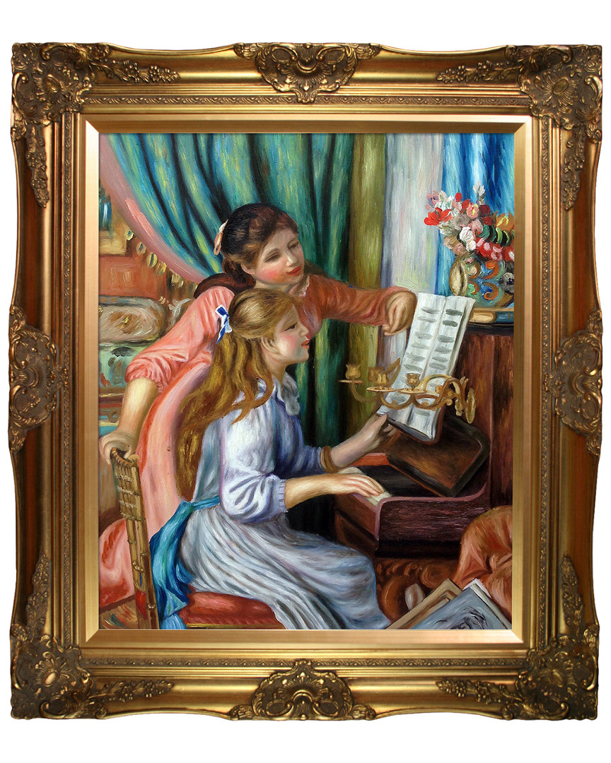 Museum Masters Young Girls At The Piano By Pierre-auguste Renoir Hand Painted Oil Reproduction
