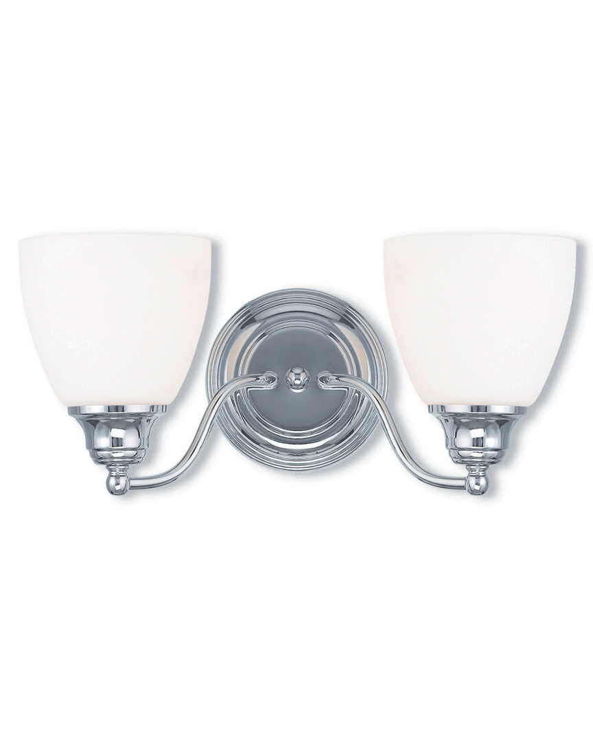 Livex Lighting Livex Somerville 2-light Polished Chrome Bath-light