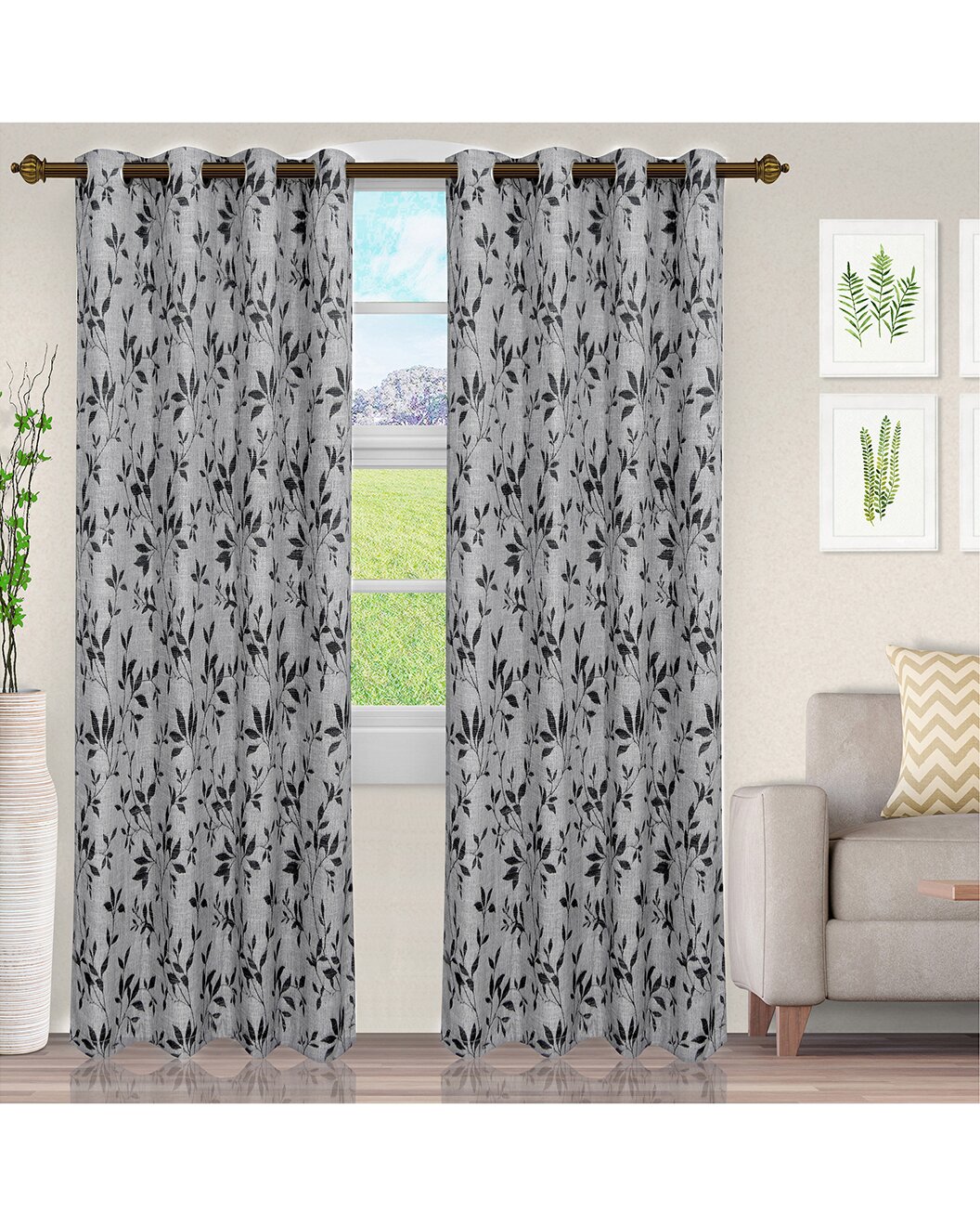 Superior Ghera Jacquard Curtain Panel - Thumbnail 2