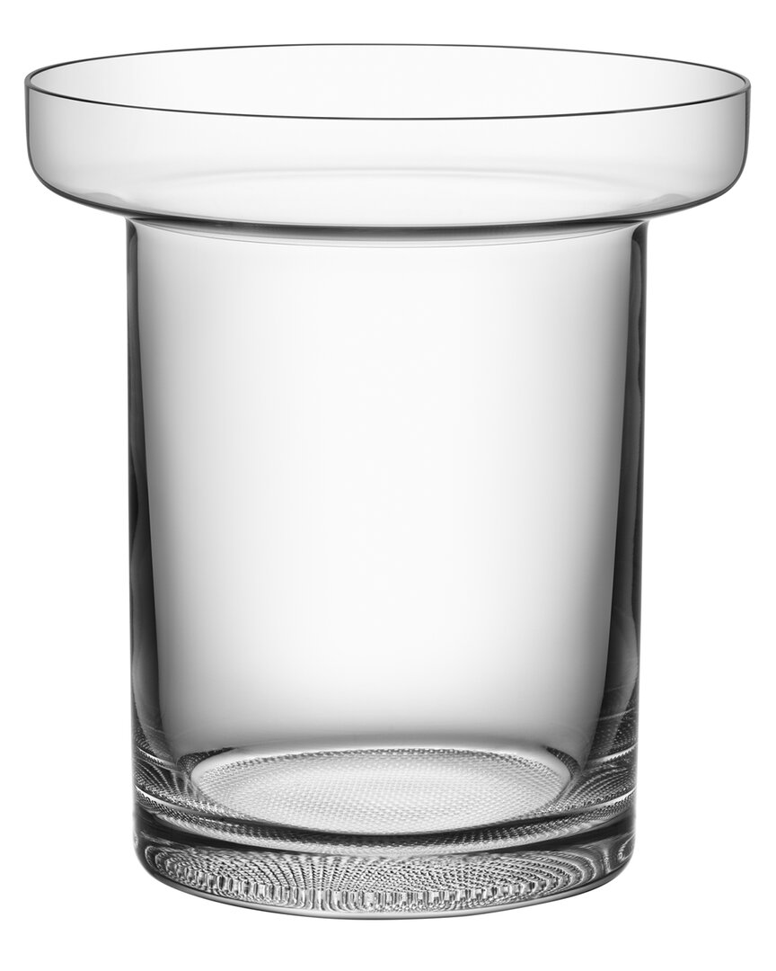 Kosta Boda Limelight Glass Tulip Vase In White