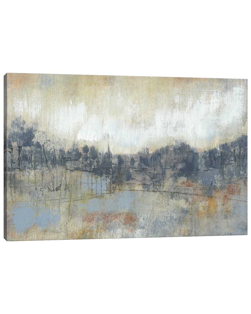 Shop Icanvas Cool Grey Horizon I By Jennifer Goldberger Wall Art