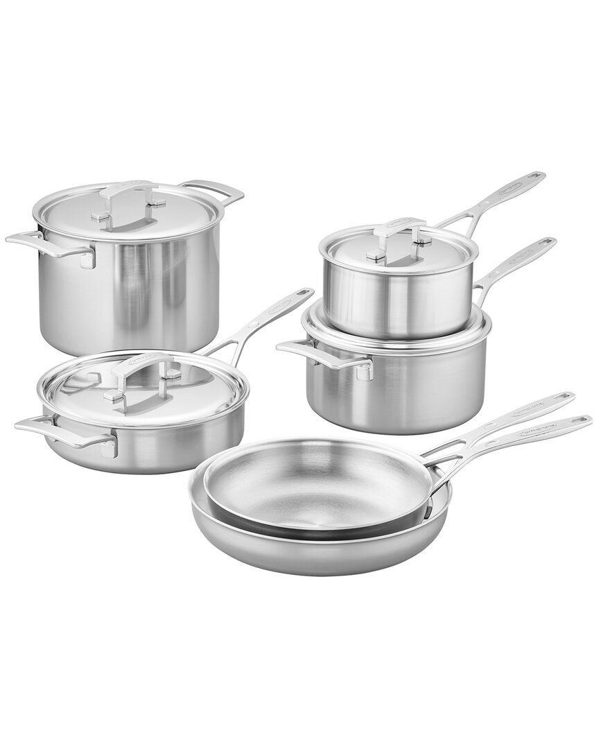 Shop Demeyere Industry 5-ply 10pc Stainless Steel Cookware Set