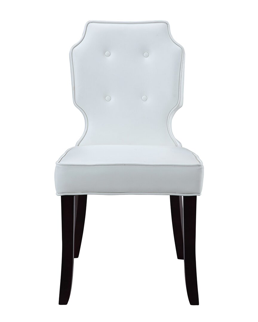 Chic Home Set Of 2 Lennon Dining Chairs In White