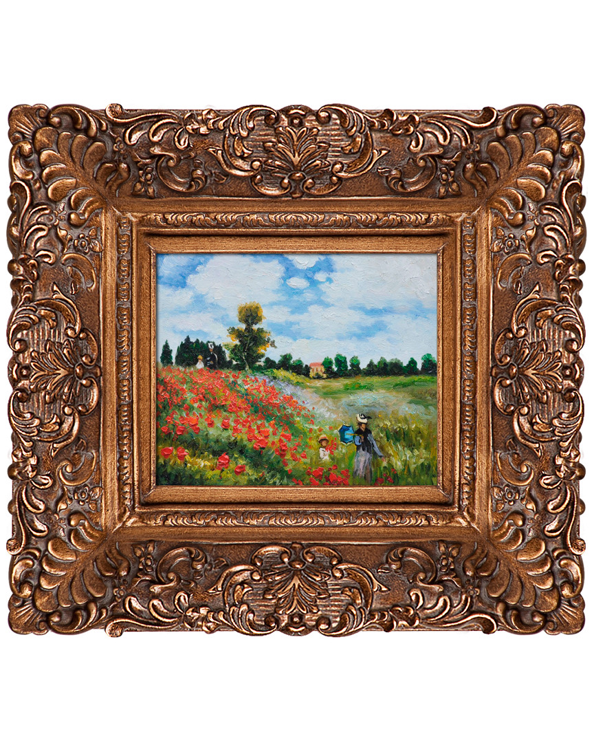 Overstock Art Poppy Field In Argenteuil Oil Painting By Claude Monet