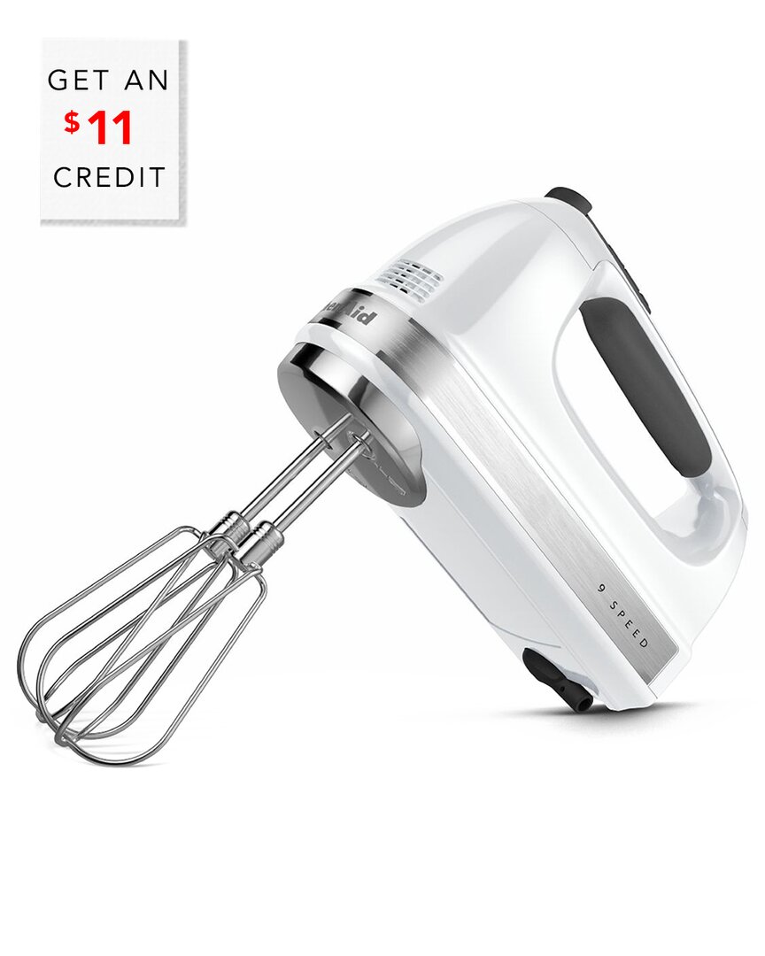 Kitchenaid 9-speed Hand Mixer With Turbo Beater Ii Accessories$11 Credit With $11 Credit