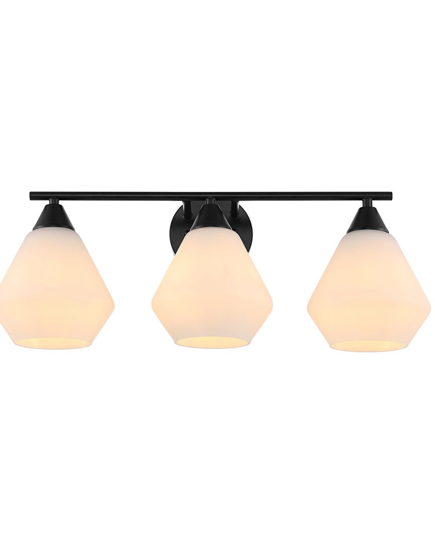 Safavieh Amani 3-light 24in Wall Sconce In Black