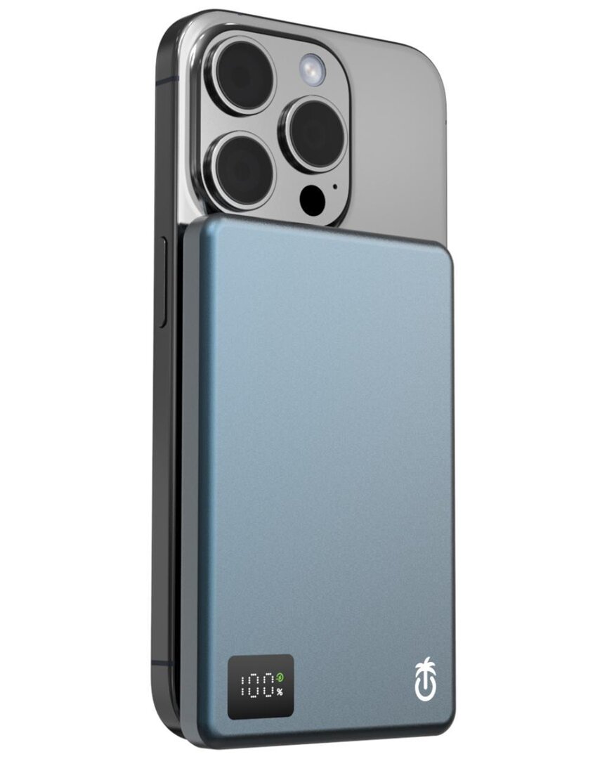 Phunkee Tree 3-in-1 Magnetic Wireless Power Bank In Metallic