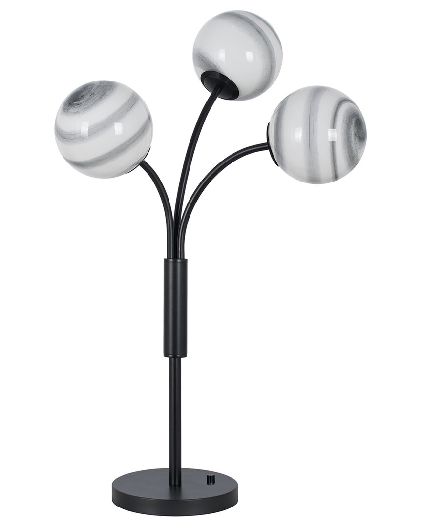 Lamps Per Se 3-light Metal Led Table Lamp