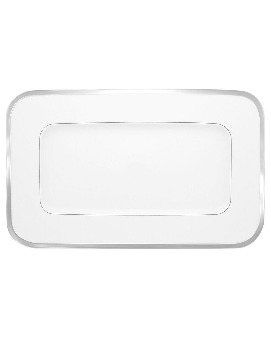 Vista Alegre Trasso Medium Rectangular Plate In White