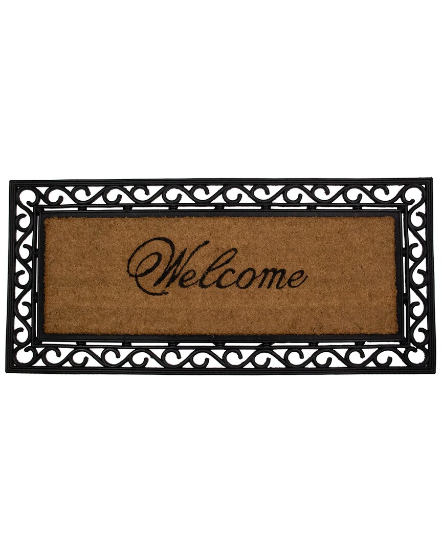 Northlight Coir Rectangular Welcome Doormat