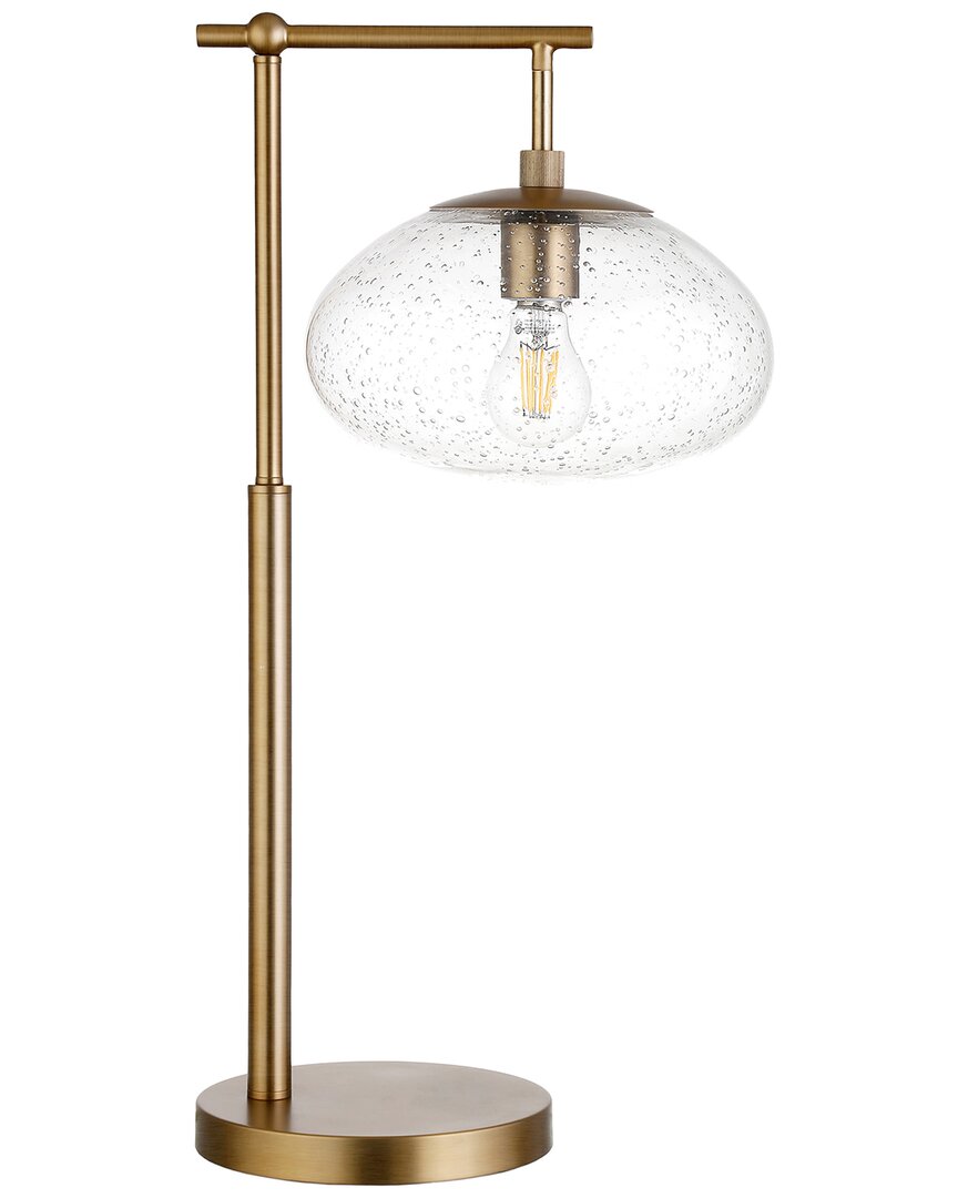 Abraham + Ivy Blume Arc Table Lamp In Gold