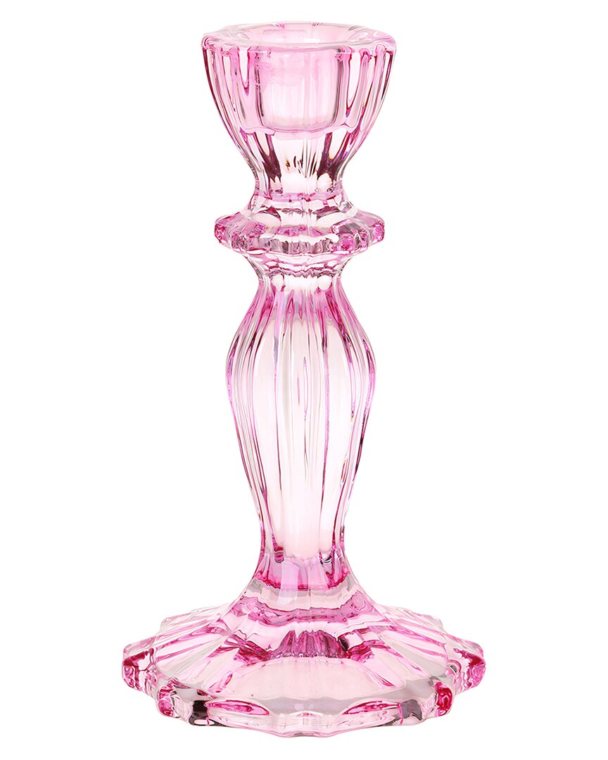Talking Tables Set Of 2 Candle Holders In Pink
