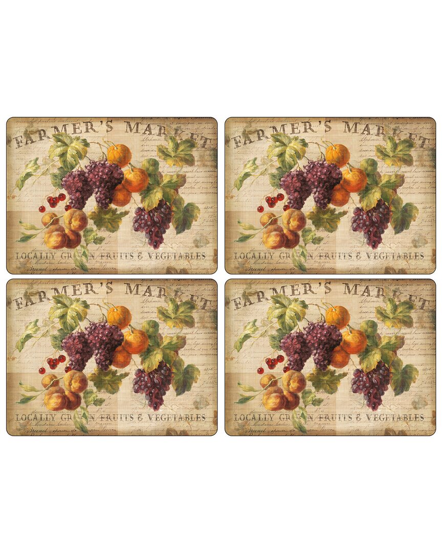 Pimpernel 4pk Fall Place Mats In Multi