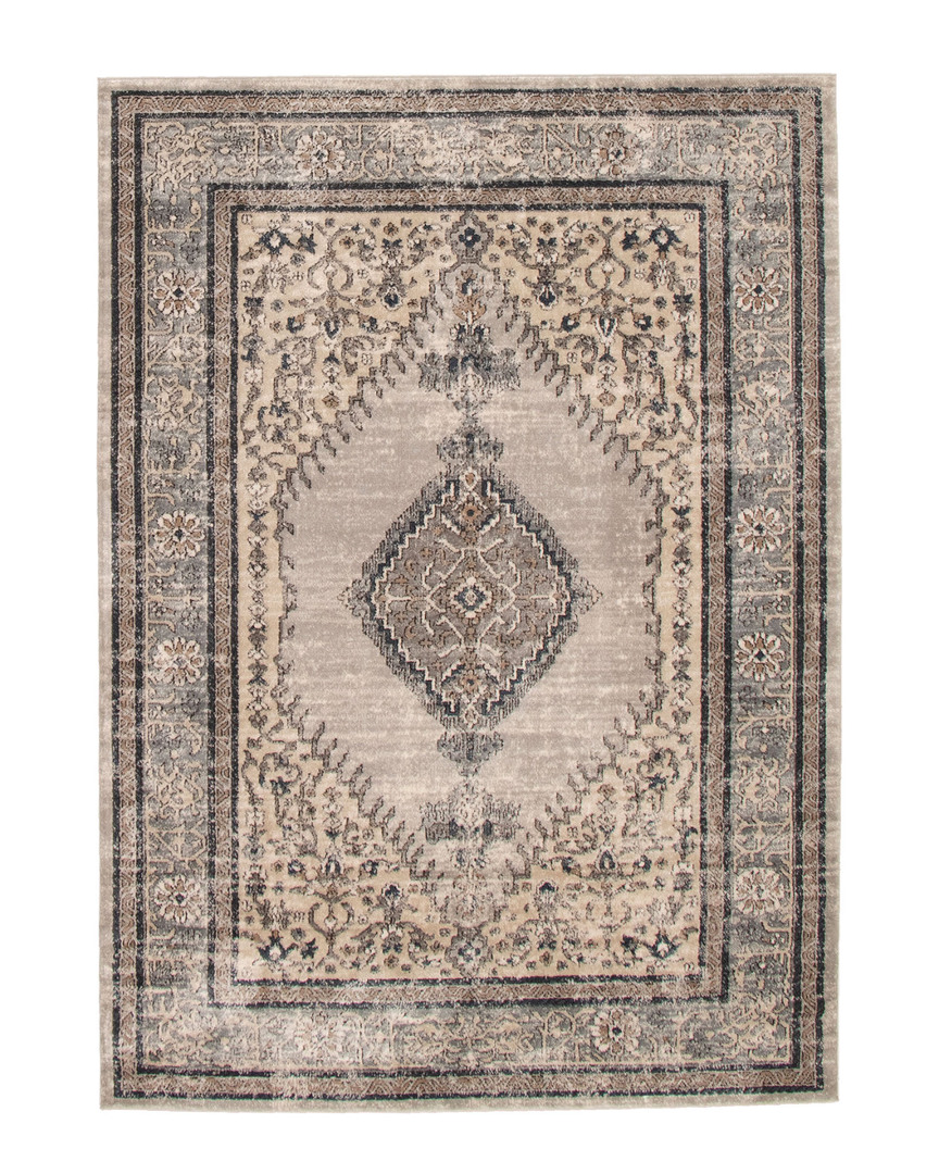 Ecarpet Oregon Bijar Vintage Oriental Rug In Ivory